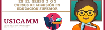 Desde hoy puedes consultar si estás programado o no en el grupo 2 o 3 | Cursos de admisión en educación superior. 