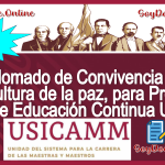 Diplomado de Convivencia escolar y cultura de la paz, para Programa de Educación Continua UPES 2023 con modalidad en línea (USICAMM)