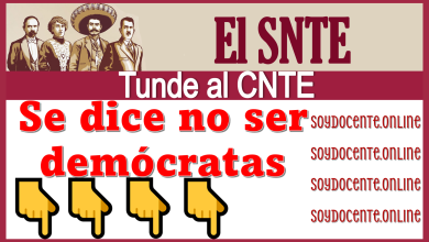 El SNTE tunde al CNTE, se dice no ser demócratas