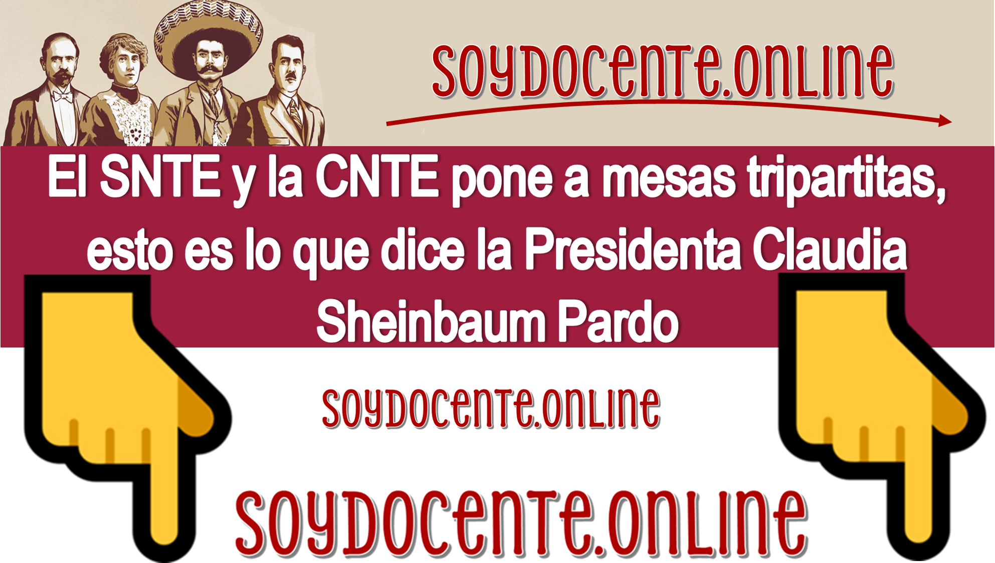 El SNTE y la CNTE pone a mesas tripartitas...Esto es lo que dice la Presidenta Claudia Sheinbaum Pardo 