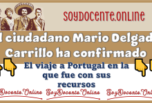 Él ciudadano Mario Delgado ha confirmado el viaje a Portugal en la que fue con sus recursos 