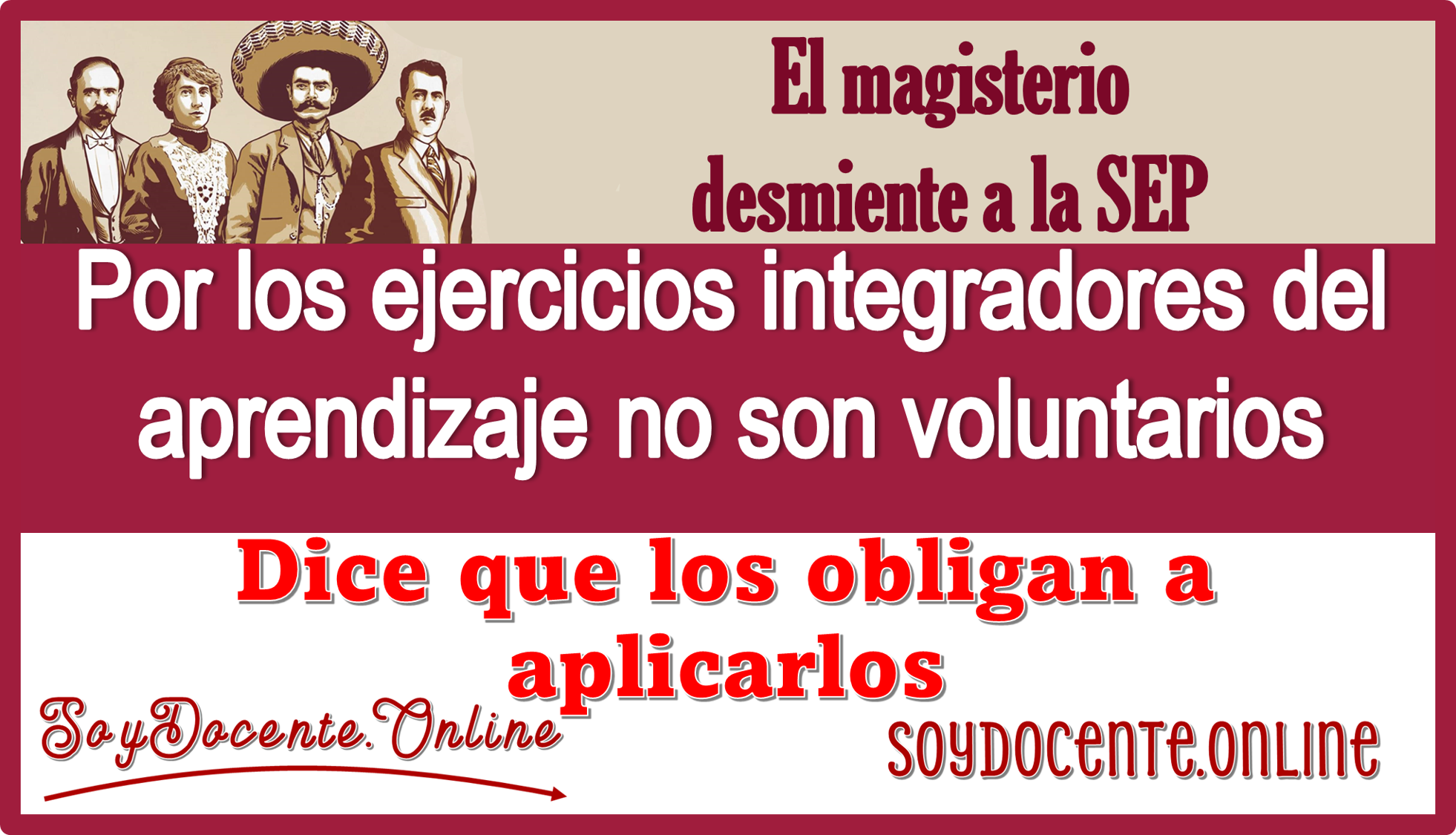 El magisterio desmiente a la SEP por los Ejercicios Integradores del Aprendizaje no son voluntarios, dice que los obligan a aplicarlos.