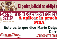 El poder judicial no obligó a la Secretaría de Educación Pública a aplicar la prueba PISA: Esto es lo que dice Mario Delgado Carrillo