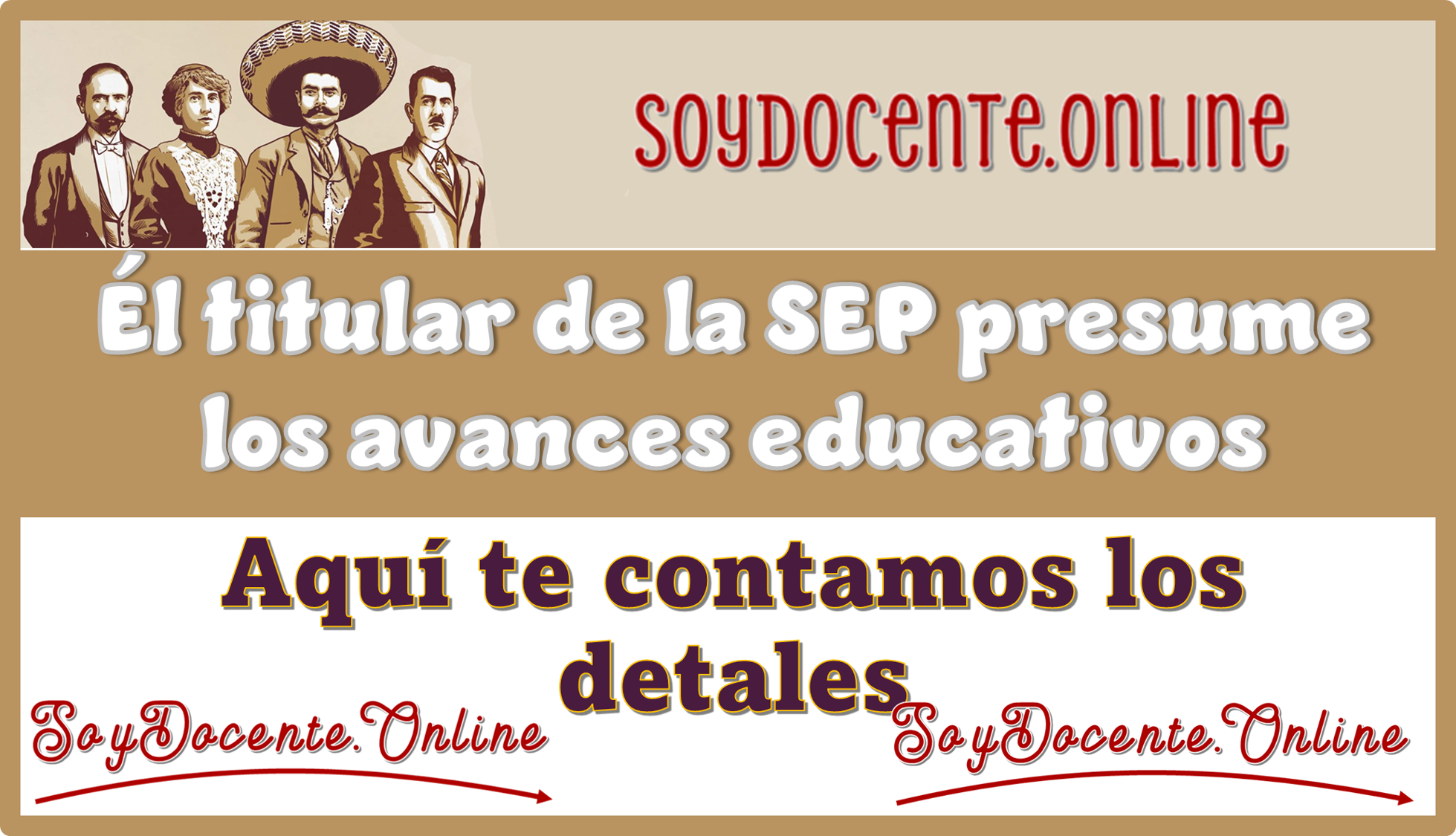Él titular de la SEP presume los avances educativos...Aquí te contamos los detalles 
