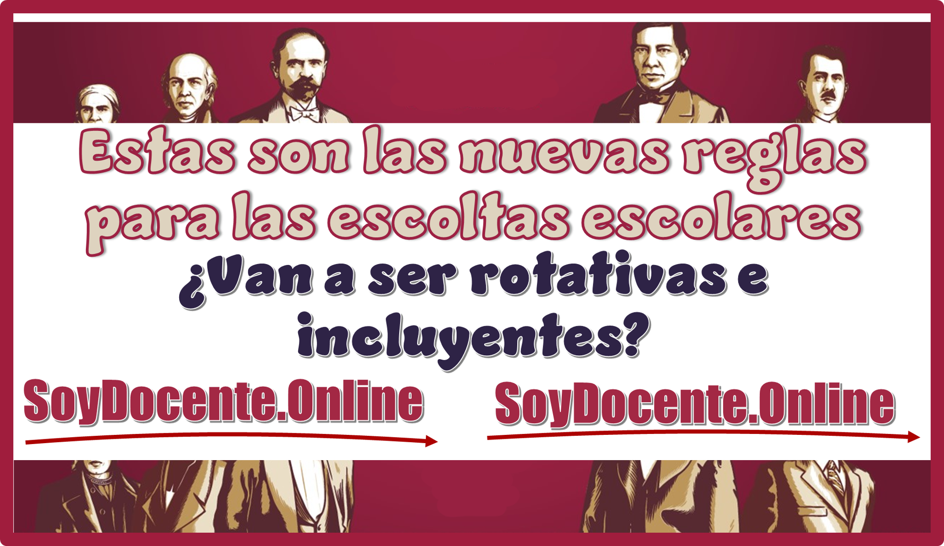 Estas son las nuevas reglas para las escoltas escolares: ¿van a ser rotativas e incluyentes?