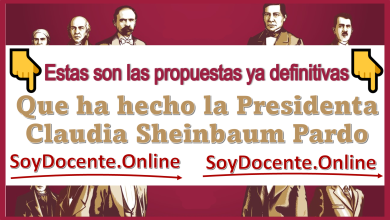 Estas son las propuestas ya definitivas que ha hecho la Presidenta Claudia Sheinbaum Pardo 