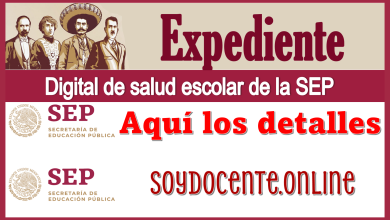 Expediente digital de salud escolar de la SEP…Aquí los detalles 