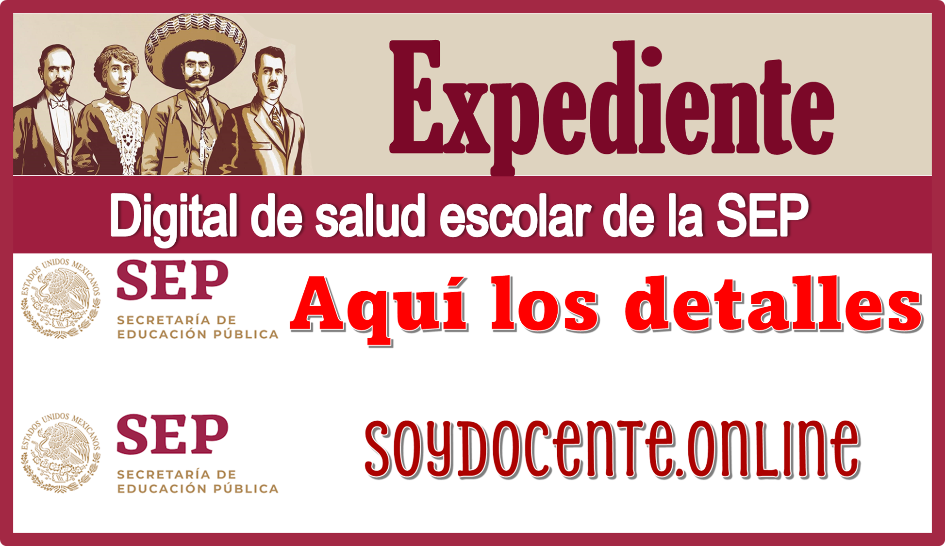 Expediente digital de salud escolar de la SEP…Aquí los detalles 