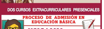 FORMA PARTE DE ESTOS DOS CURSOS EXTRACURRICULARES PRESENCIALES PARA EL PROCESO DE ADMISIÓN EN EDUCACIÓN BÁSICA | USICAMM