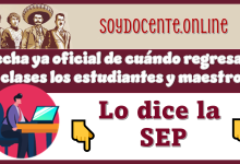 Fecha ya oficial de cuándo regresan a clases los estudiantes y maestros | Lo dice la SEP 