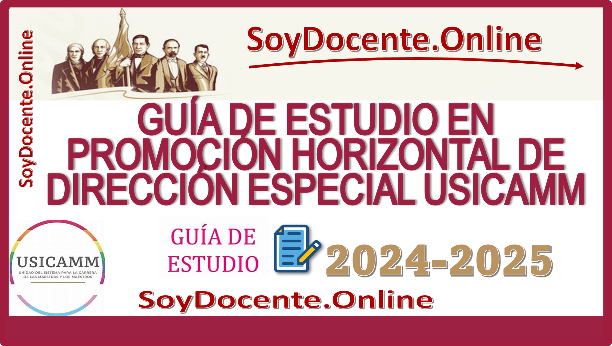 GUÍA DE ESTUDIO EN PROMOCIÓN HORIZONTAL DE DIRECCIÓN ESPECIAL USICAMM 2024-2025. ¡No te quedes atrás y prepárate ya!