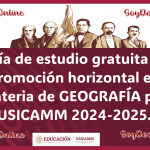 Guía de estudio gratuita en promoción horizontal en materia de GEOGRAFÍA por USICAMM 2024-2025. ¡No esperes más descárgalas ya!