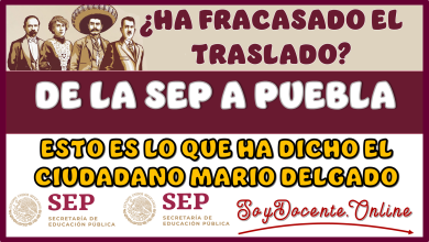 ¿HA FRACASADO EL TRASLADO DE LA SEP A PUEBLA?… ESTO ES LO QUE HA DICHO EL CIUDADANO MARIO DELGADO 