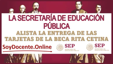 LA SECERATARÍA DE EDUCACIÓN PÚBLICA ALISTA LA ENTREGA DE LAS TARJETAS DE LA BECA RITA CETINA...ESTA ES LA FECHA 