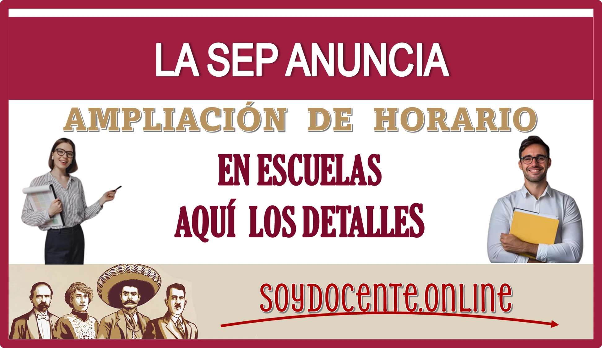 LA SEP ANUNCIA AMPLIACIÓN DE HORARIO EN ESCUELAS... AQUÍ LOS DETALLES