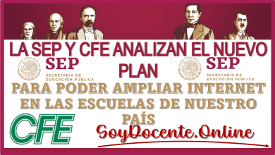 LA SEP Y LA CFE ANALIZAN EL NUEVO PLAN PARA PODER AMPLIAR INTERNET EN LAS ESCUELAS DE NUESTRO PAÍS 