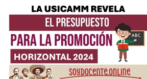 LA USICAMM REVELA EL PRESUPUESTO PARA LA PROMOCIÓN HORIZONTAL DE ESTE 2024