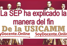 La SEP ha explicado la manera del fin de la USICAMM 