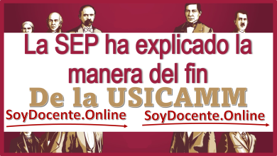 La SEP ha explicado la manera del fin de la USICAMM 