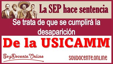 La SEP hace sentencia | Se trata de que se cumplirá con la desaparición de la USICAMM 