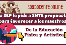 La SEP le pide a SNTE propuesta para poder favorecer a los maestros de la Educación Física y Artística 