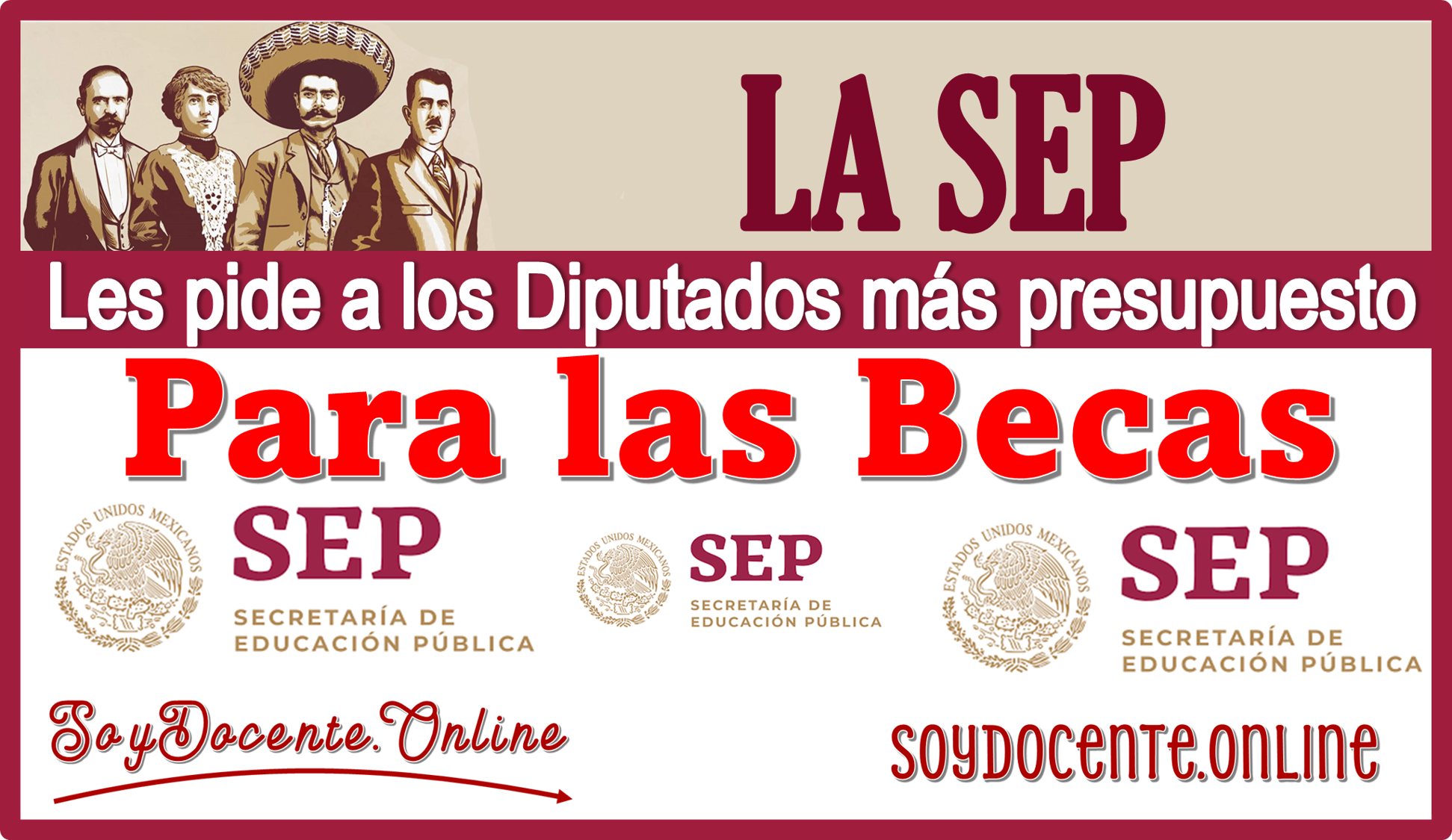 La SEP les pide a los Diputados más presupuestos para las Becas 