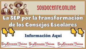 La SEP por la transformación de los Consejos Técnicos Escolares...Información aquí 