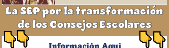 La SEP por la transformación de los Consejos Técnicos Escolares...Información aquí 