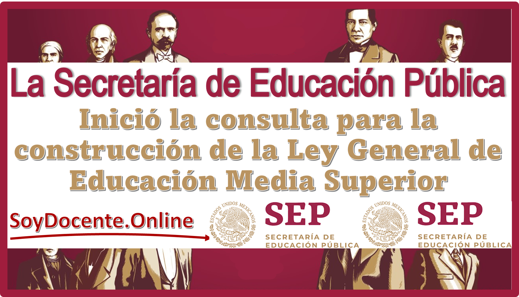 La Secretaría de Educación Pública inició a la consulta para la construcción de la Ley General de Educación Media Superior