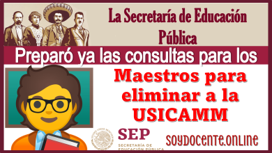 La Secretaría de Educación Pública preparó ya las consultas para los maestros para eliminar a la USICAMM.