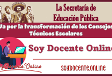 La Secretaría de Educación Pública va por la transformación de los Consejos Técnicos Escolares
