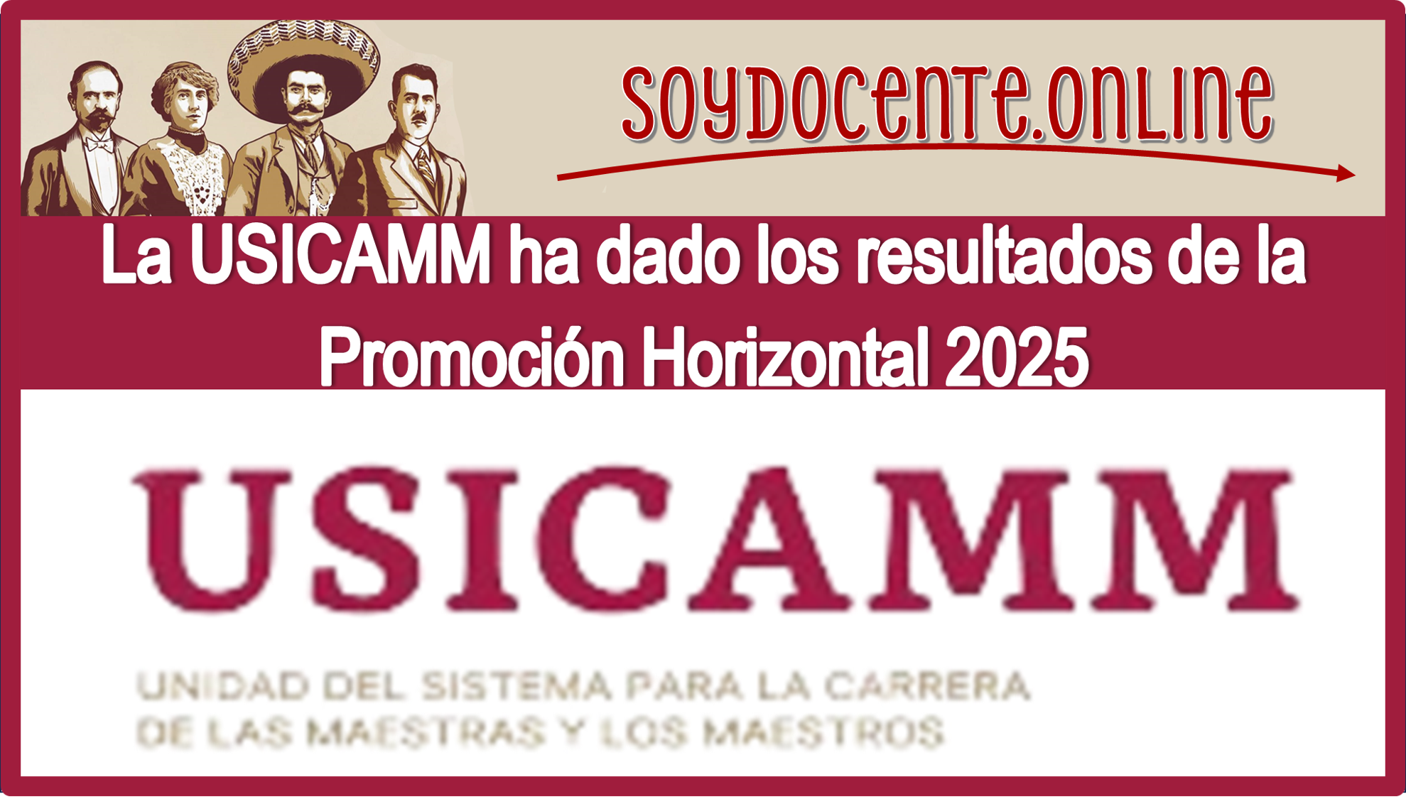 La USICAMM ha dado los resultados de la Promoción Horizontal 2025 