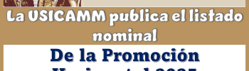 La USICAMM publica el listado nominal ordenado de la Promoción Horizontal 2025 