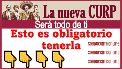 La nueva CURP será todo de ti...Esto es obligatorio tenerla 