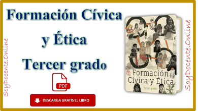 Libro de Formación Cívica y Ética tercer grado de Primaria, por la SEP y distribuido por CONALITEG, Descarga gratis en PDF.