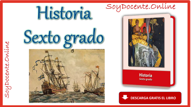 Libro de Historia sexto grado de Primaria por la SEP, distribuido por la CONALITEG. Descarga en PDF gratis.