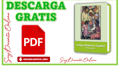 Libro de Lengua Materna Español, Primer Grado de Primaria, Planificado y Elaborado por la SEP y Distribuido por la CONALITEG, Descarga en PDF