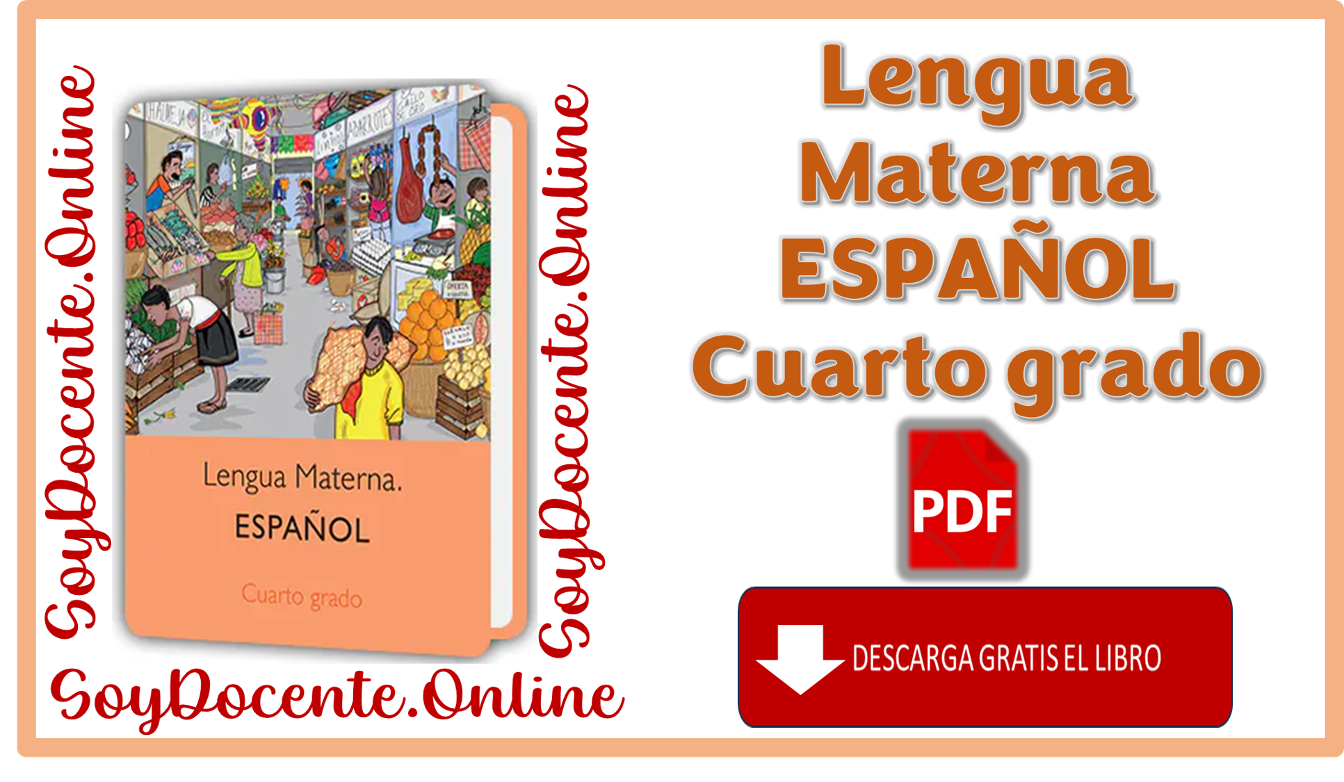 Libro de Lengua Materna Español, cuarto grado de Primaria, obra oficial de la SEP, distribuido por la CONALITEG. Ahora podrás descargarlo gratis.