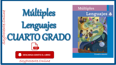 Libro de Múltiples lenguajes, cuarto grado de Primaria obra de la SEP, distribuido por CONALITEG, descarga ahora en PDF