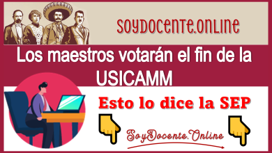Los maestros votarán el fin de la USICAMM | Esto lo dice la SEP 
