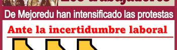 Los trabajadores de Mejoredu han intensificado las protestas ante la incertidumbre laboral 