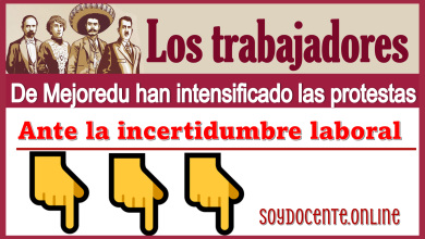 Los trabajadores de Mejoredu han intensificado las protestas ante la incertidumbre laboral 