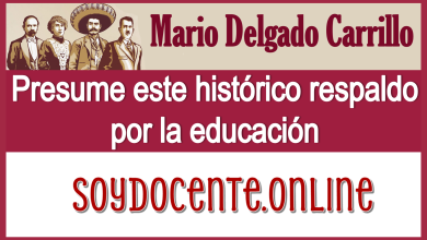 Mario Delgado Carrillo presume este histórico respaldo por la educación 