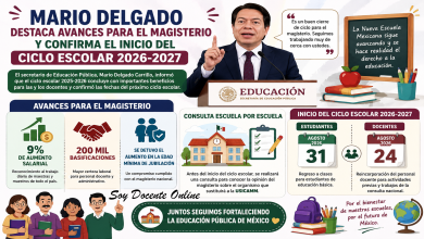 ▷ Mario Delgado destaca avances para el magisterio y confirma el inicio del ciclo escolar 2026-2027 » 2026 Soy Docente Online 🥇 Mario Delgado destaca avances para el magisterio y confirma el inicio del ciclo escolar 2026-2027