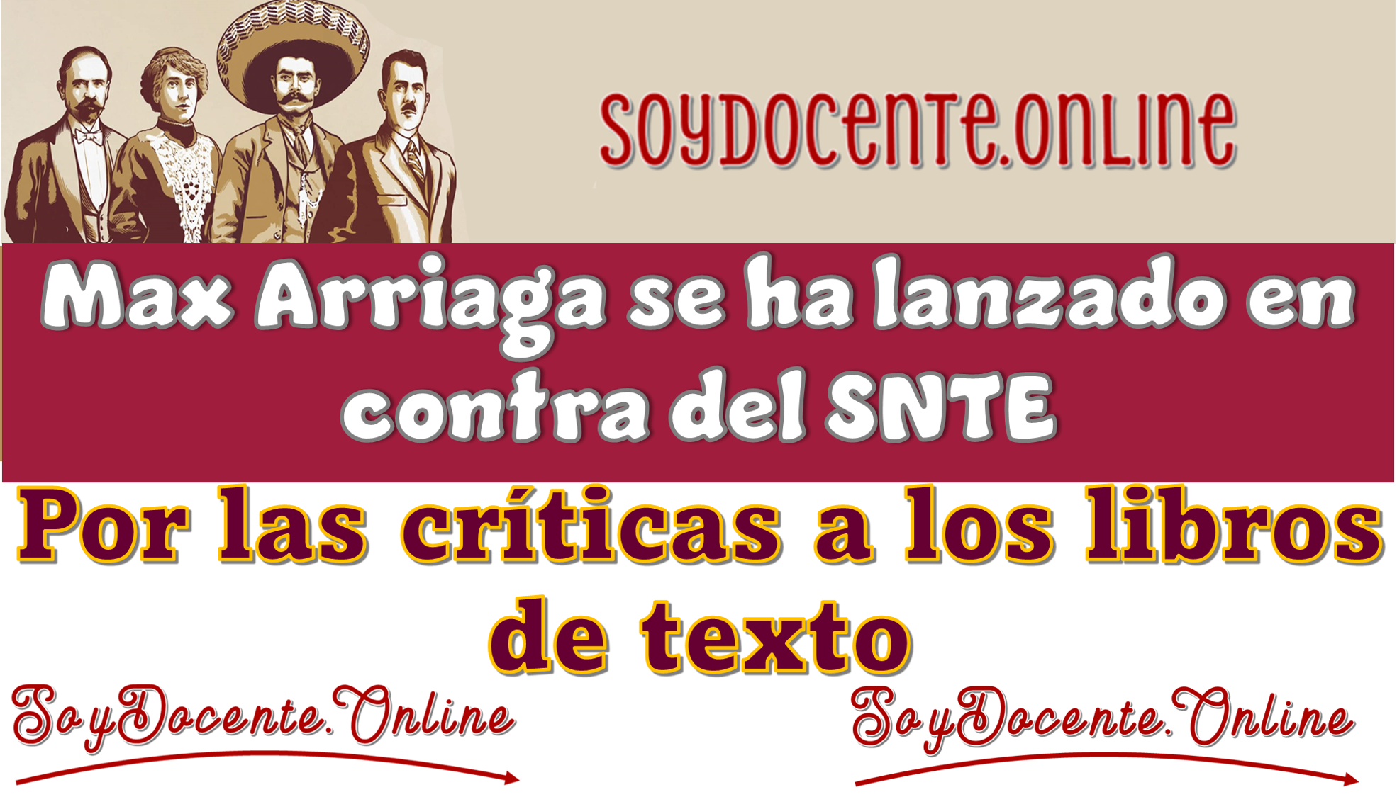 Marx Arriaga se ha lanzado en contra del SNTE por las críticas a los libros de texto 