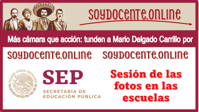Más cámara que acción: tunden a Mario Delgado Carrillo por sesión de las fotos en las escuelas 