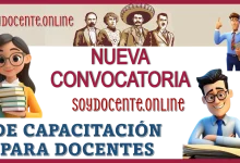 NUEVA CONVOCATORIA DE CAPACITACIÓN PARA DOCENTES