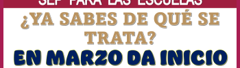 NUEVA NORMA QUE DISPONE LA SEP PARA LAS ESCUELAS… ¿YA SABES DE QUÉ SE TRATA?… EN MARZO DA INICIO