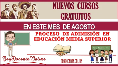 NUEVOS CURSOS GRATUITOS EN ESTE MES AGOSTO | PROCESO DE ADMISIÓN EN EDUCACIÓN MEDIA SUPERIOR | PLATAFORMA MÉXICO 