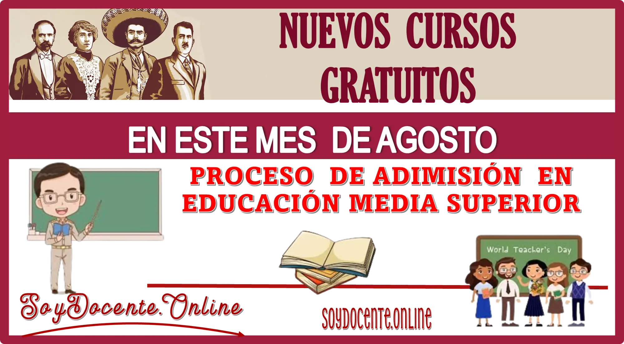 NUEVOS CURSOS GRATUITOS EN ESTE MES AGOSTO | PROCESO DE ADMISIÓN EN EDUCACIÓN MEDIA SUPERIOR | PLATAFORMA MÉXICO 